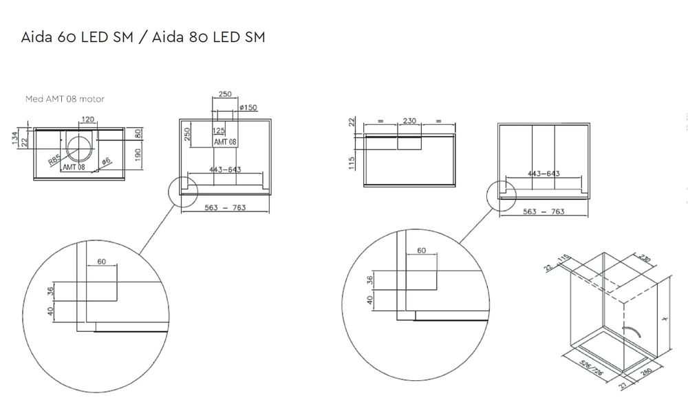 tryk tilskuer utilgivelig Eico Aida 60 LED SM - Link