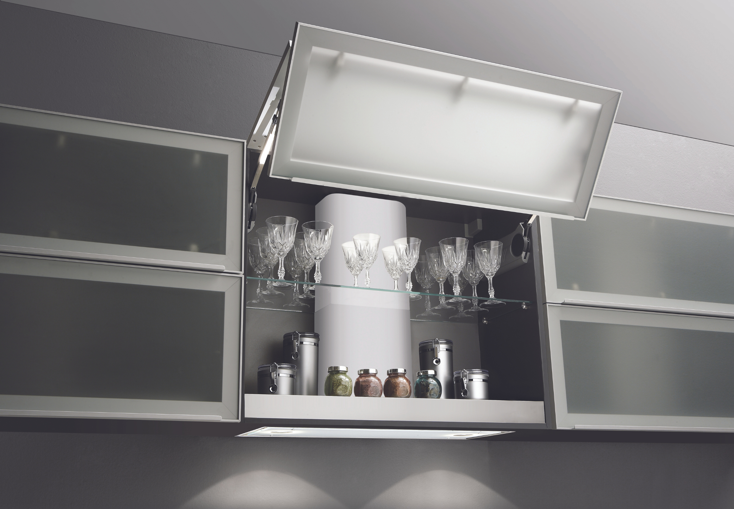 Emhætte med aftræk