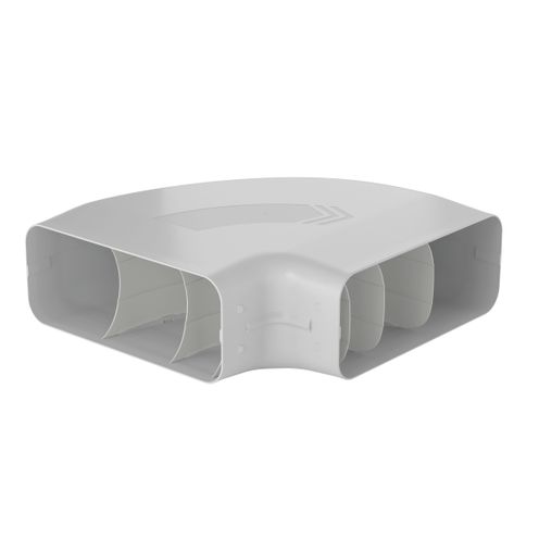 Prime pipe connector 90 GR 90x220 horizontal