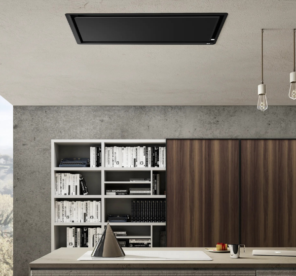 Ceiling cooker hoods