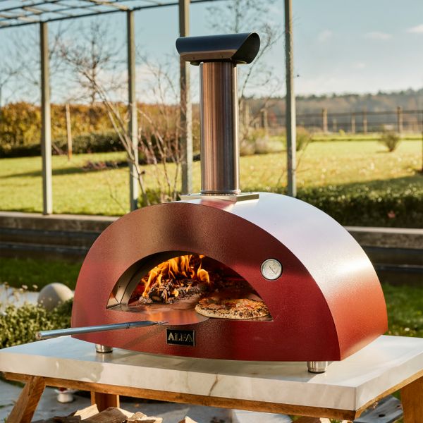 Moderno Line 3 pizza Wood Red