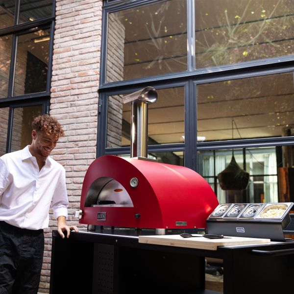 Moderno Line 2 pizza LPG Gas Red