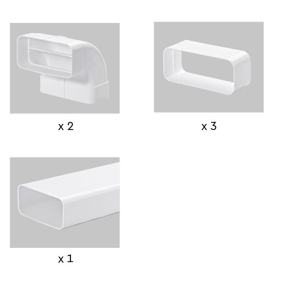 Aspiration kit universal 2 Compair, for aftræk