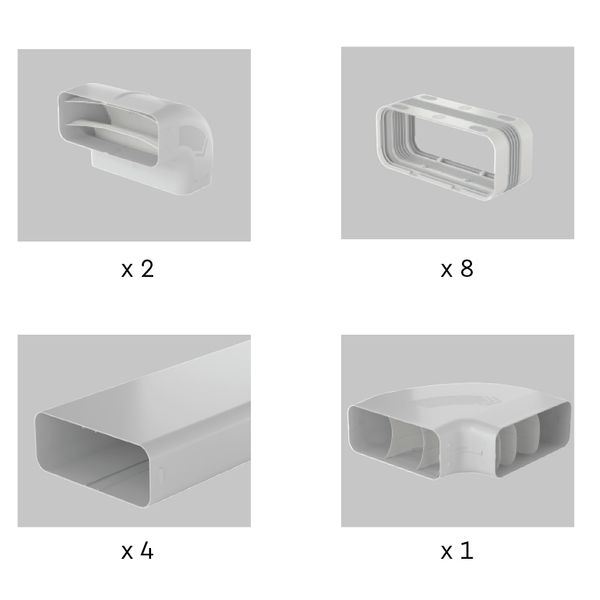 Ducting Kit Prime 3, For extraction