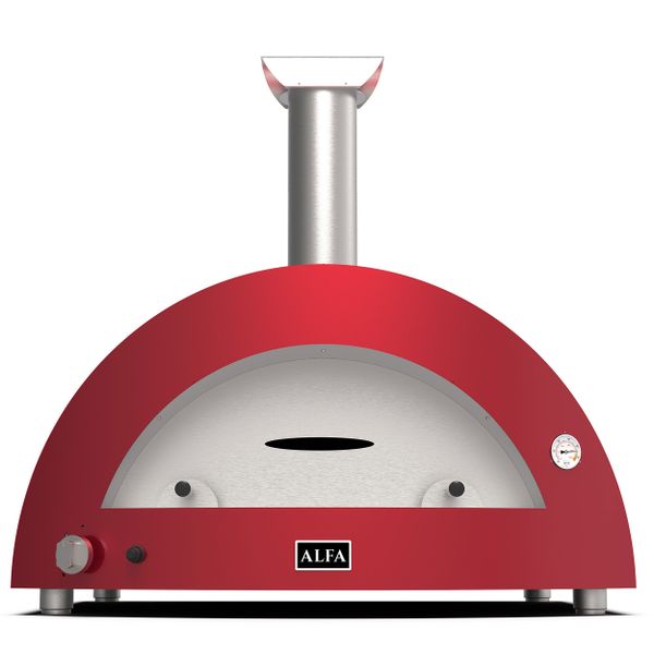 Moderno Line 5 Pizze LPG Gas Red