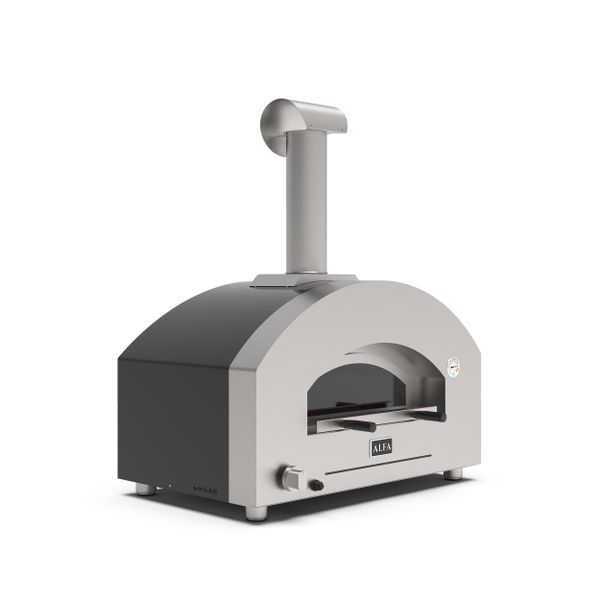Futuro Line 2 Pizze LPG Gas Silver Black