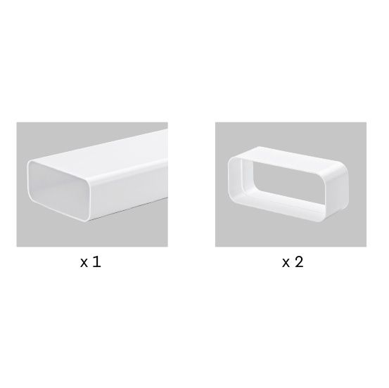 Aspiration kit universal 1 Compair, Poistoilmalle