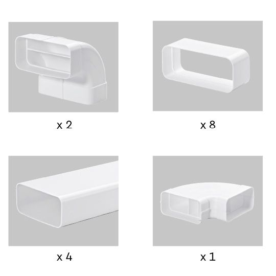 Aspiration kit universal 3 Compair, for avtrekk