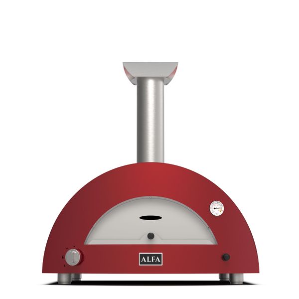 Moderno Line 2 Pizze LPG Gas Red